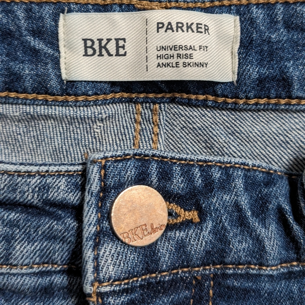 SOLD Buckle BKE Parker Universal Fit Ripped Jeans Sz 33 High Rise Style ABK2792 - Picture 5 of 7
